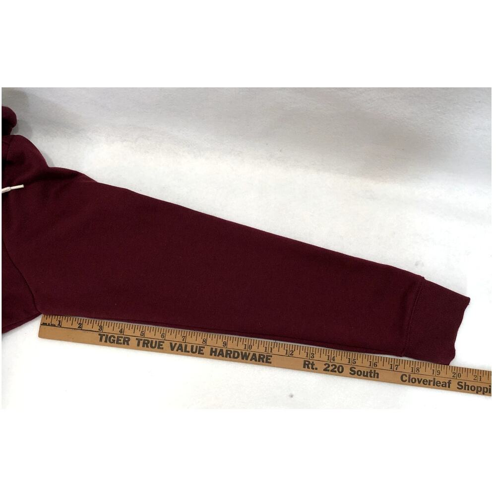 Old Navy Zip Front Hoodie Burgundy Women's Size Medium - Picture 5 of 8